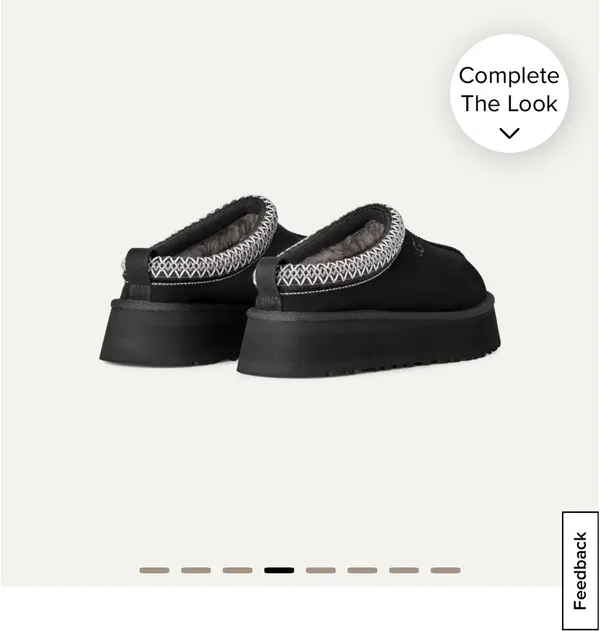 Tazz UGG Platform Slippers Women’s 7 Black - Image 2