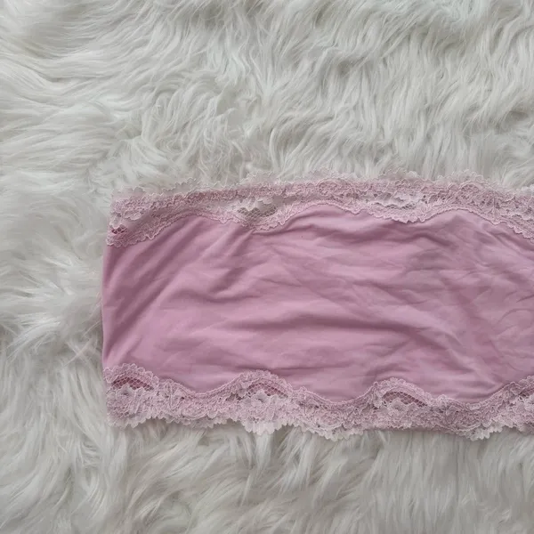 Skims Fits Everybody Lace Bandeau Cherry Blossom Multi Size Medium - Image 3