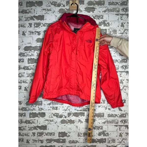 The North face | women bright colored rain coat with hood - Image 8