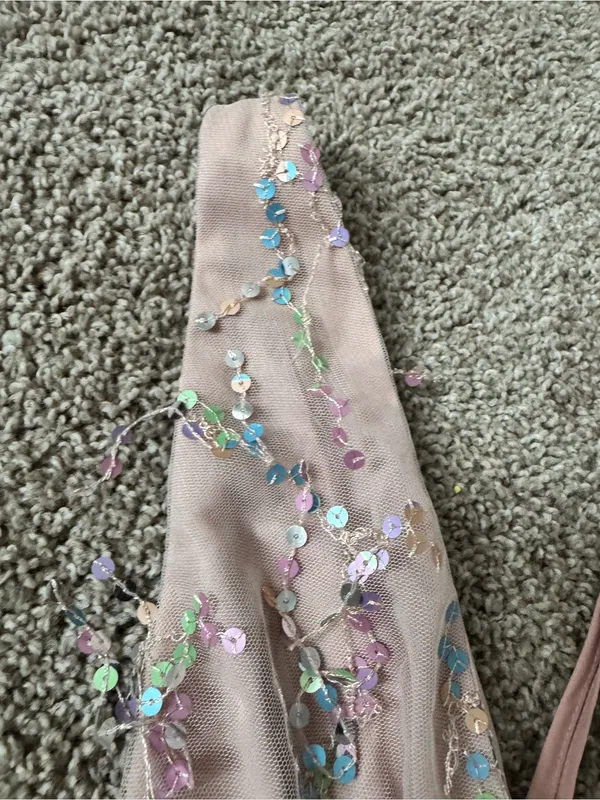 Hello Molly Try Your Luck Sequin Dress Multi Blush Pink Size 8 NWT $99.95 - Image 8