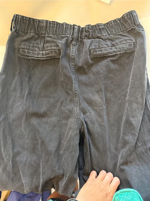 Madewell Pull-On Balloon Jeans in Hobson Wash: Paperbag Edition Sz L - Image 12