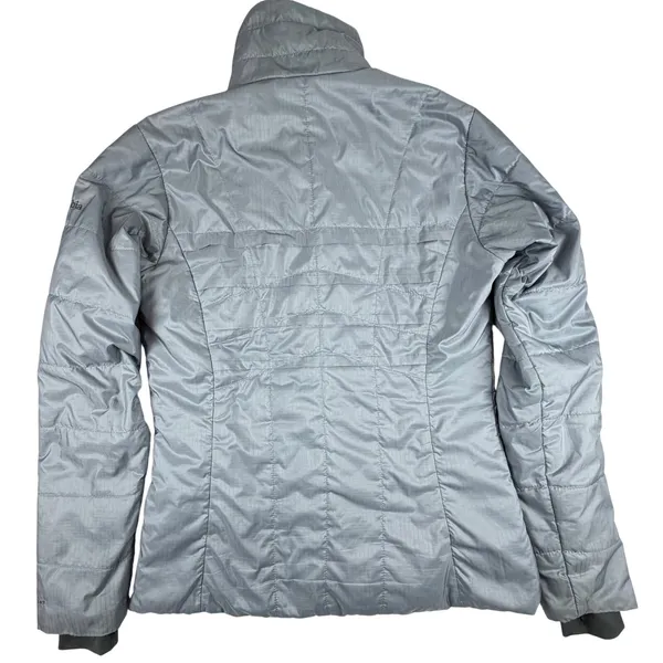 Columbia Omni-Heat Grey Ripstop‎ Puffer Jacket Womens XS Full Zip Insulated Coat - Image 2