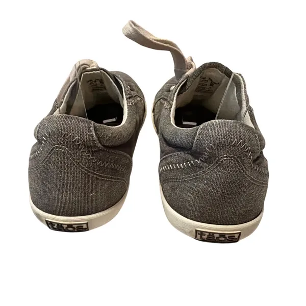 Taos Star Charcoal Wash Canvas Sneakers Tennis Shoes Cream Laces Women’s 8.5 - Image 2