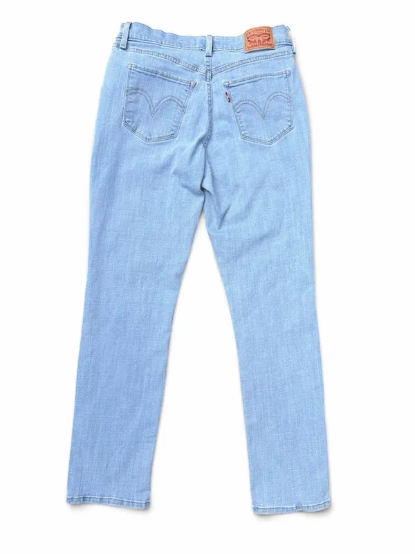 American Eagle Outfitters Light Blue Straight Leg Women's Jeans - Image 2
