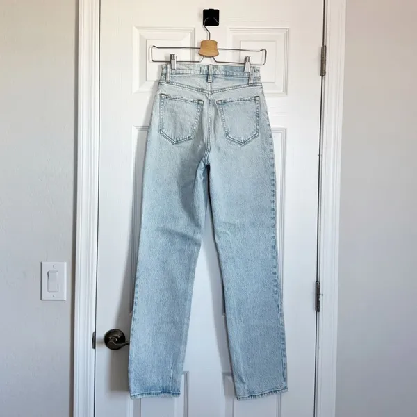 Abercrombie & Fitch Curve Love The 90’s Straight Ultra High Rise Size 25/0 R - Image 4
