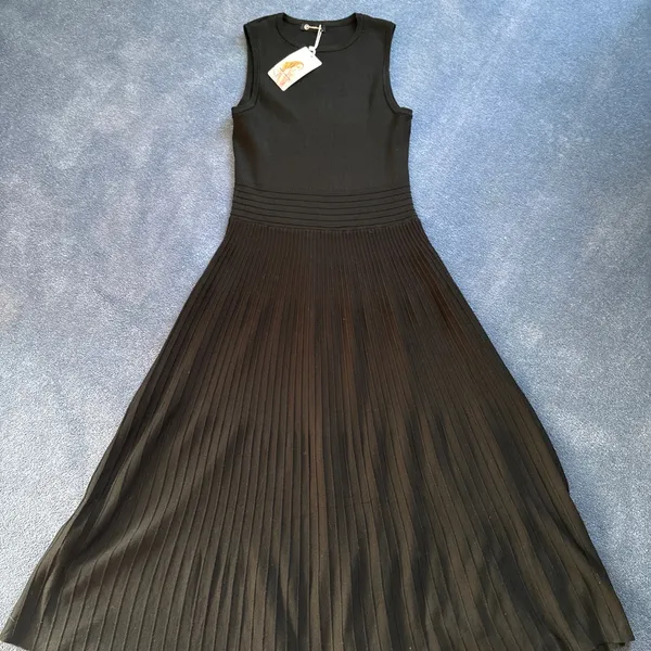 PRETTY GARDEN Spring Casual Dresses Size Large Black Summer Business Work - Image 3