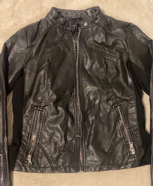 Guess Leather Jacket - Image 4