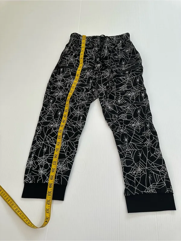 Dolls Kill Spider‎ Byte Reflective Drop Crotch Joggers, S - Image 10