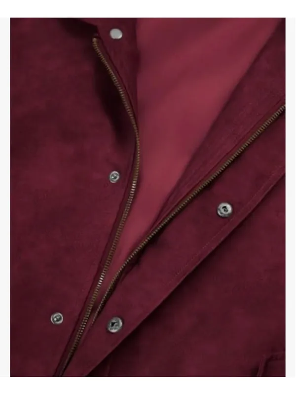 NEW Bomber Vegan Leather Jackets Oversized Zipper Lapel L - Image 7