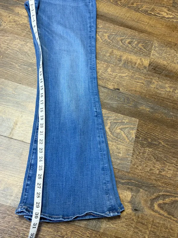 American Eagle Super High Rise Flare Jeans Womens 10 Next Level Stretch Denim - Image 7