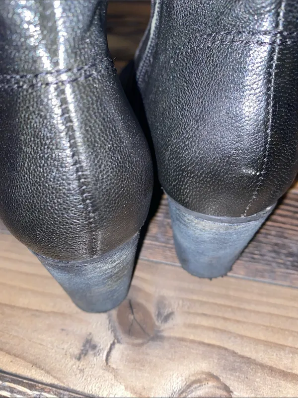 Nine West Vintage America Collection leatherStudded Side-Zip Ankle Booties - Image 4