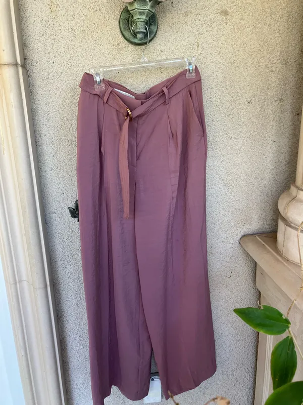 Zara NWOT Wide-leg trousers with a waistband - Image 4