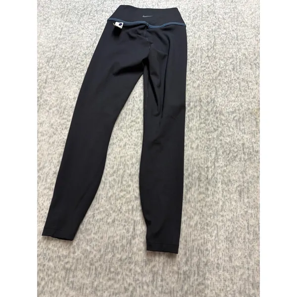 Nike One HR 7/8 Sport Tight Black Blue Dri-FIT Leggings HJ1137SP25 Womens XS NWT - Image 3