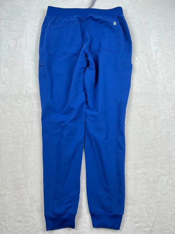 FIGS Fabletics Mid-Rise On-Call Scrub Joggers Royal Blue Size M Regular - Image 2