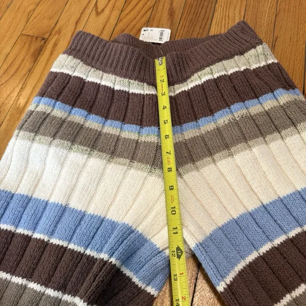 Free People NWT Spark Joy‎ Swit Knit Striped Pants Size Small - Image 7