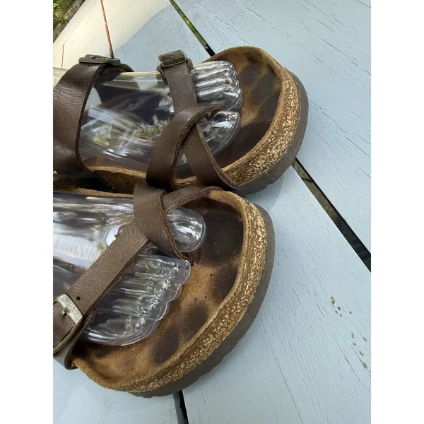 Birkenstock Mayari Brown Birko-Flor Sandals Women’s Size 37 US 6 Comfort Slides - Image 8