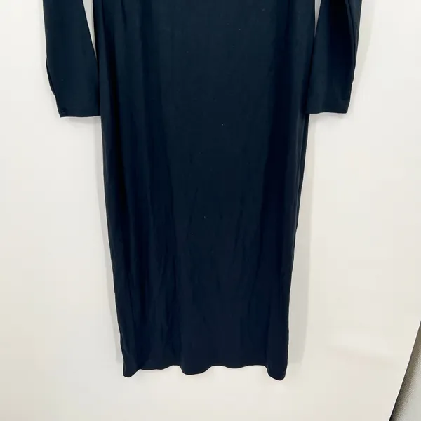 The Group Babaton by Aritzia black pullover square neck dress long sleeve sz XL - Image 4