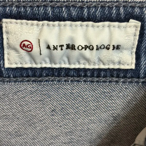 AG Adriano Goldschmied Stevie Ankle Jeans‎ Anthropologie High Rise Slim 25R - Image 6