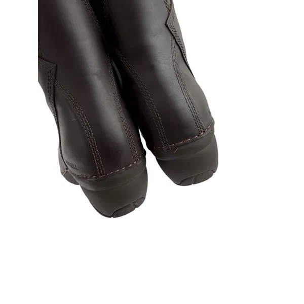 *Merrell Emma Boots Womens 6 Brown Brunette Leather Comfort Mid Calf Zip Winter - Image 7