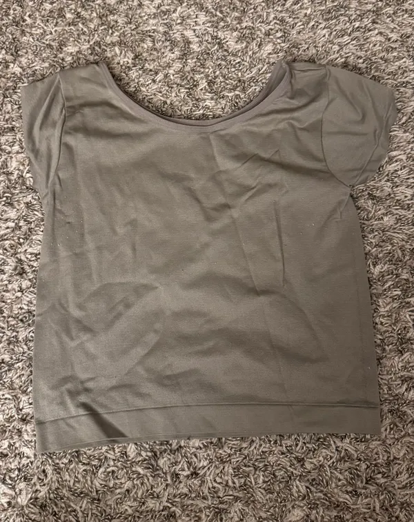 Olive Green Free People Top Crop - Image 3