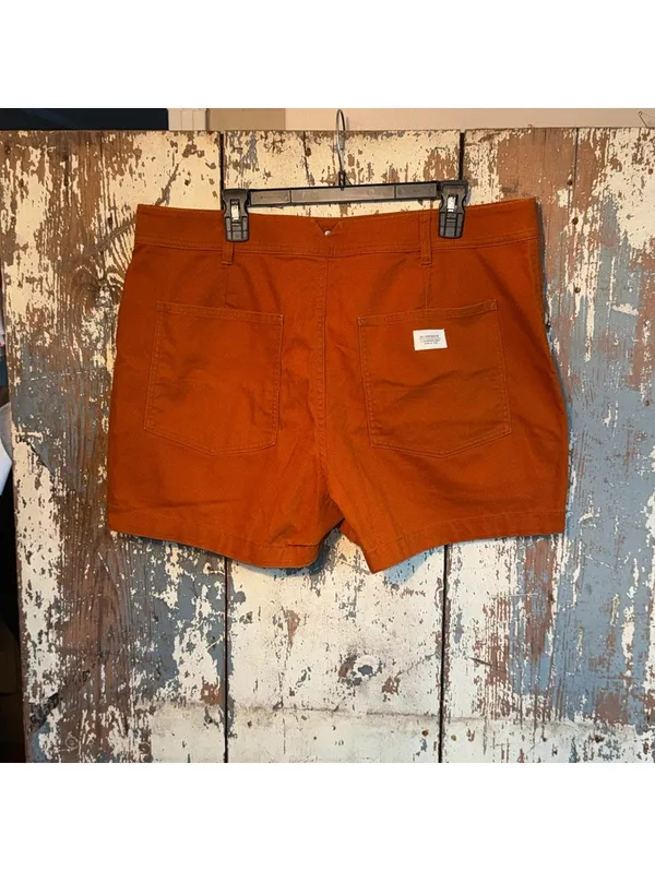 REI Co-op Trailsmith Hiking Outdoor Athletic Shorts women's size 16 orange - Image 4