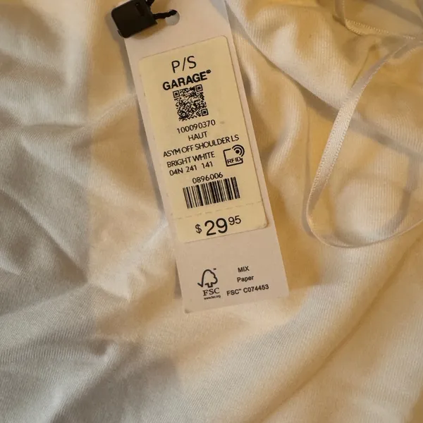 Garage Asymmetric Long Sleeve Top - Image 3