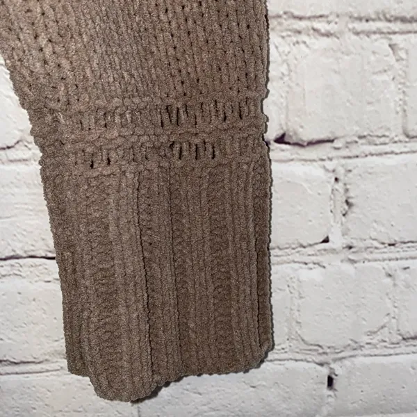 Aerie Oversized Turtleneck‎ Sweater Small Cozy Neutral Knit Pullover - Image 2