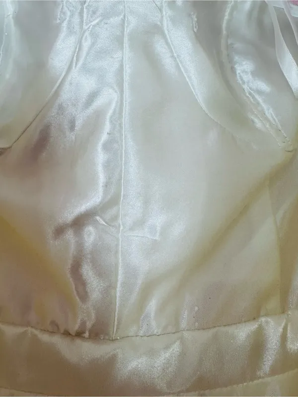 Gianni Bini Sparkling White Strapless Sweetheart A-Line Dress - Image 12