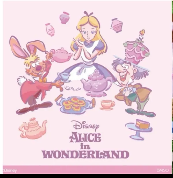 Disney x Diaso Alice in Wonderland Picnic Blanket - Image 2