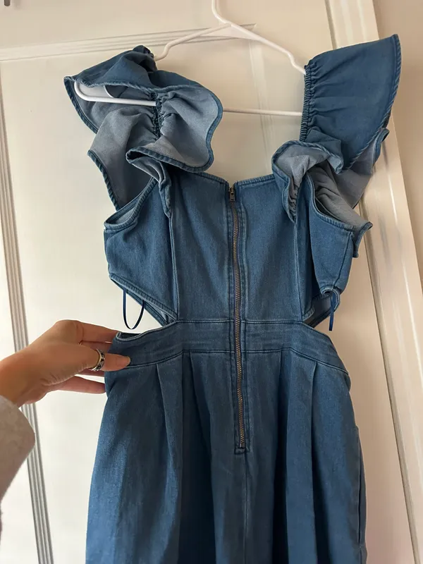 Denim Romper - Image 4