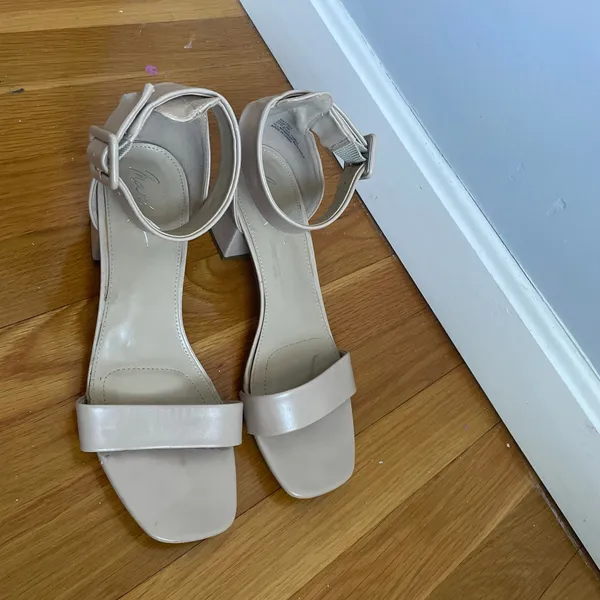 Nude Block Heel Sandal 9 Minimal Neutral Wedding Dance Floor 2" Mari A Mattie2 - Image 4