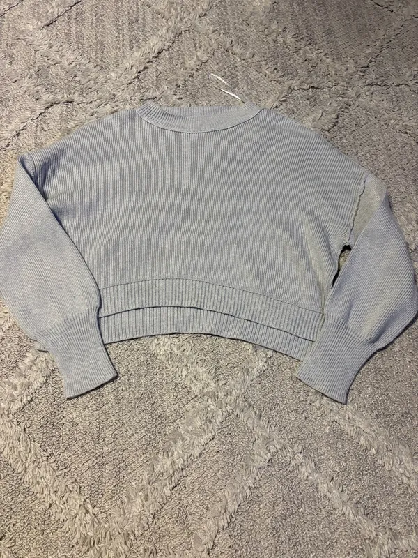 Marshalls Grey cropped Sweater - Image 2