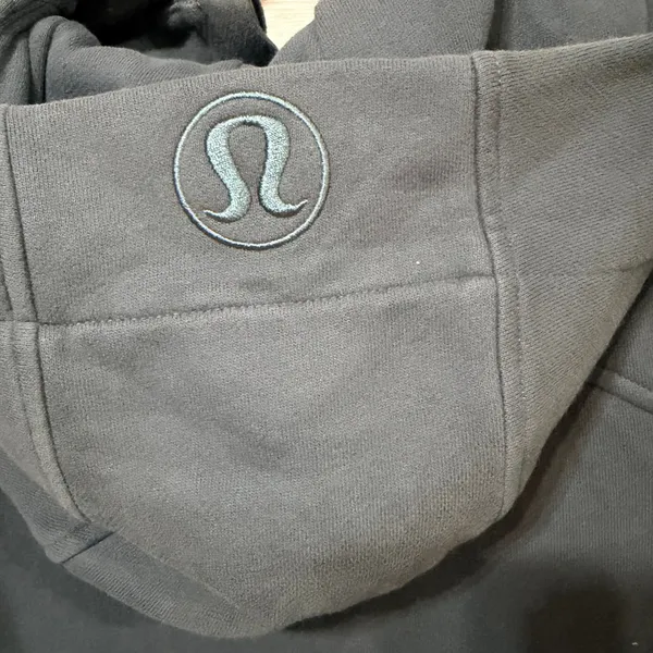 Lululemon Scuba Full Zip Hoodie Dark Blue LW4AWMS Womens Size 4 Sweatshirt - Image 5