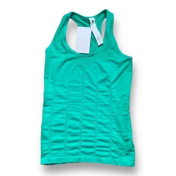 Fabletics Delta Tank Green Racerback Smooth Operator Yoga Pilates Top‎ Small - Image 6