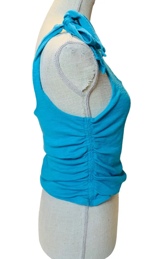Free People NWOT The Boulevard Tank in Aqua Size Medium - Image 7