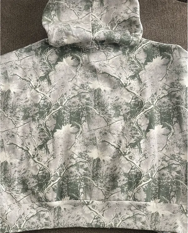 Justify Full Zip Hooded Slightly Cropped Camo Jacket  - Image 3