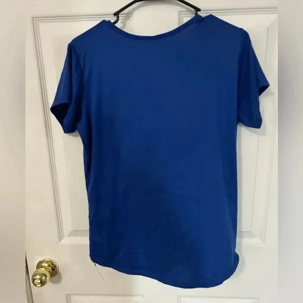 Women’s‎ tshirt Blue Size L - Image 2