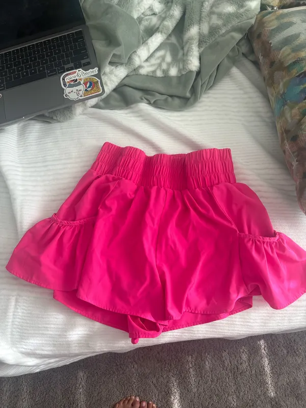 Amazon Flowy Pink Shorts - Image 2