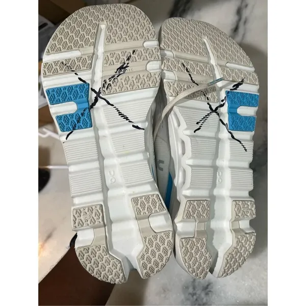 On Cloudrunner Women’s Size 7.5 White Blue Running Shoes EU 38.5 CloudTec - Image 7