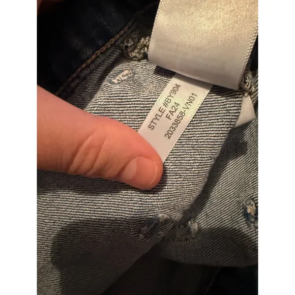 J.Crew Full Length Wide-Leg Jeans Womens 31 Blue‎ Patch Pocket High Rise Denim - Image 6