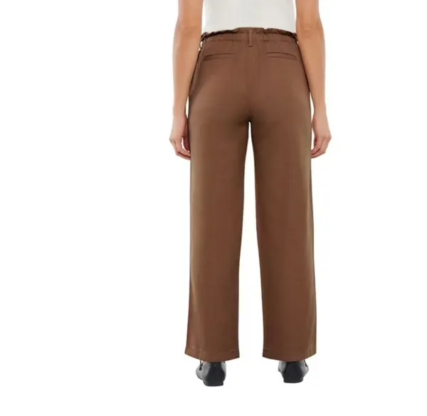 GAP Easy Twill Brown Straight-Leg Pants Size Medium  - Image 2