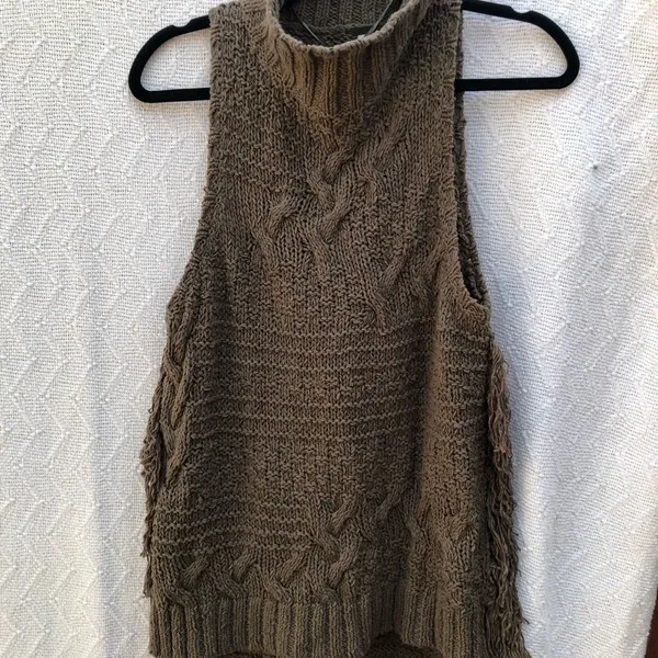 Free People‎ Sleeveless Turtleneck Sweater - Image 8