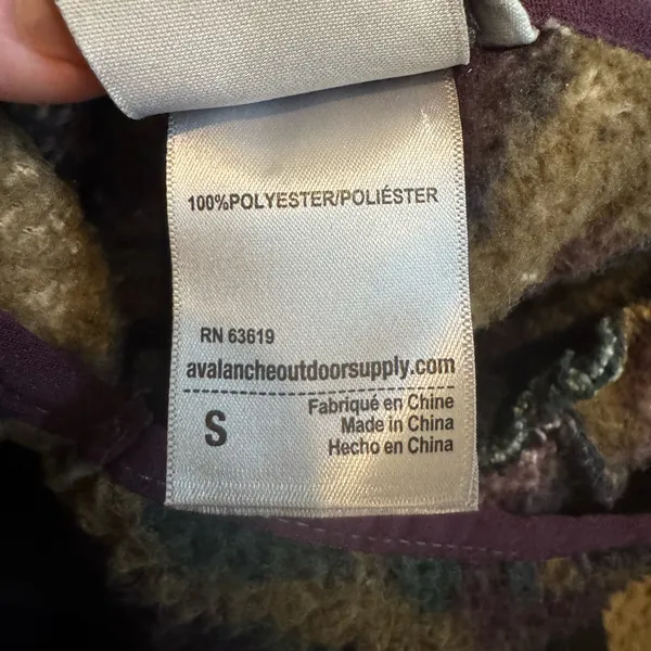 Avalanche Multicolor Fleece Pullover Womens Size Small - Image 11