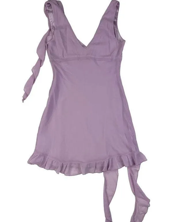 White Fox Boutique - Like That Mini Dress in Lilac - Image 4