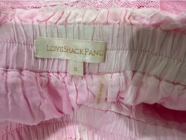 Love Shack Fancy Ruffle Mini Heritage Skirt - Image 5