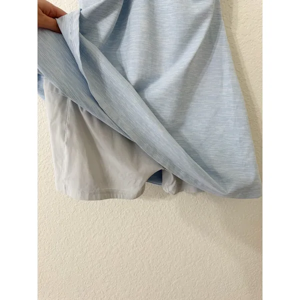 Outdoor Voices Exercise Dress Light Blue Built In Shorts Athletic XL - Image 5