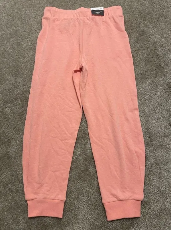 NWT Women’s Mid Rise Jogger Joggers Pants Coral Pink Size M - Image 7