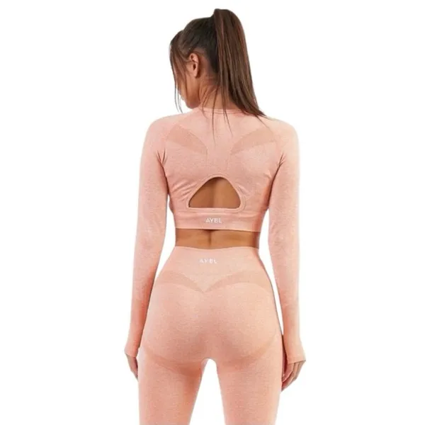 AYBL peach marl motion seamless leggings - medium - Image 10