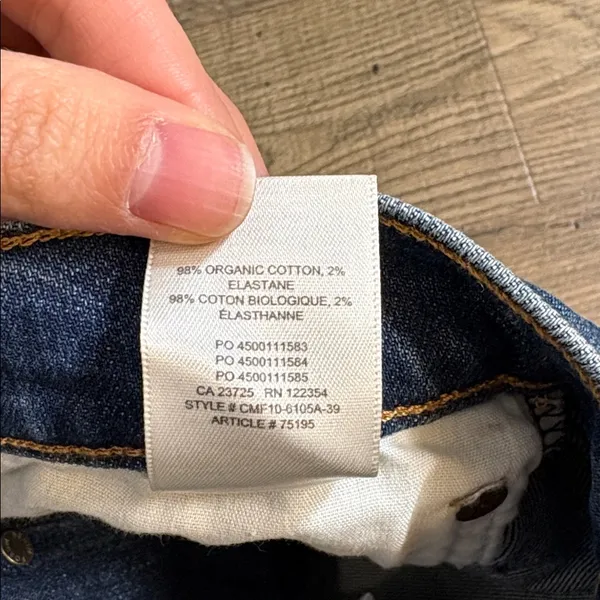 Aritzia Denim Forum Arlo High Rise Straight Ankle - Image 10