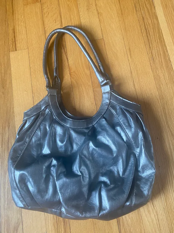 Small Tote Purse Silver - Image 2
